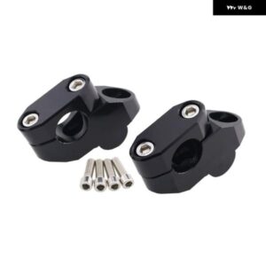 バイク 用 ハンドルバー マウント ライザー スズキ 250 650 DL650 1000 DL1000 2002-2019 22MM 7/8インチ ブラック