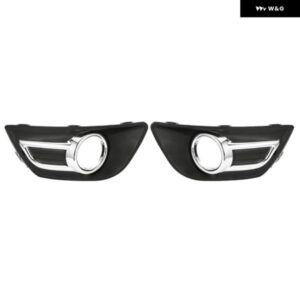 シトロエン C4 C-QUATRE 2008-2011 クロームフロント バンパー フォグランプ ライトカバー フロント フォグランプ 1ペア