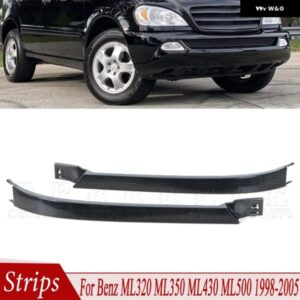 1638260177 フロントアッパーカバー ストリップ ヘッドライト ロア フィラー パネル モールディング トリム メルセデス ベンツ W163 ML320 ML350 ML430