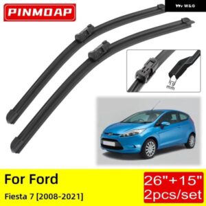 フォード フィエスタ 7 2008 - 19 フロント ワイパー ブレード ブラシ カッター アクセサリー