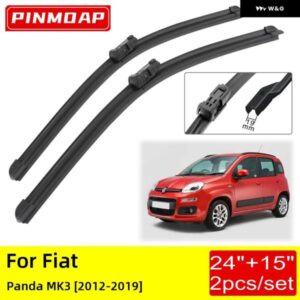 フィアット パンダ MK3 2012 - 19 フロント ワイパー ブレード ブラシ カッター アクセサリー