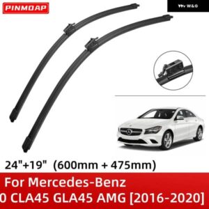メルセデス ベンツ CLA250 GLA250 CLA45 GLA45 AMG 2016-2020 24インチ+19インチ フロントガラス ワイパー ブレード ブラシ 2016 - 20