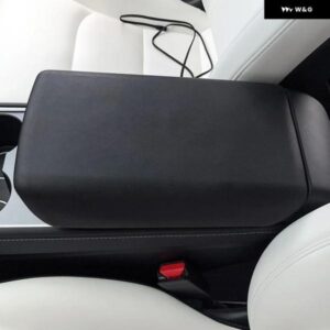 テスラ モデルY ジュニパー 2025 モデル3 ハイランド ABSケース センター コンソール アームレスト リッド 中央 アームレスト ボックス パッド カバー