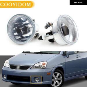 フロント バンパー フォグランプ スズキ SX4 2007-2012 アエリオ 2002 2003 2004 ヘッドライト フォグランプ DRL デイタイム ランニングライト フォグライト