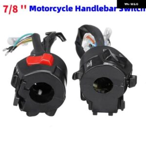 汎用 バイク ハンドルバー ライト/ホーン コントロール スイッチ7/8インチ バイク ハンドルバー