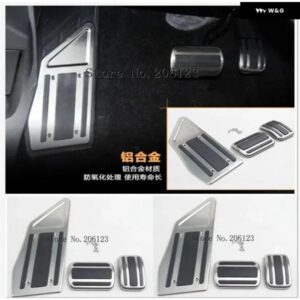 2017 2018 プジョー 3008 5008 LHD AT MT ガスブレーキ ペダルカバー ドリル 滑り止め アクセルオーバーレイ アクセサリー カー スタイリング