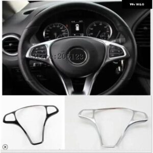 ABS ステッカー ステアリングホイール ボタン トリム 装飾 フレーム ステッカー アクセサリー メルセデス ベンツ W205 W213 GLA GLC E C クラス
