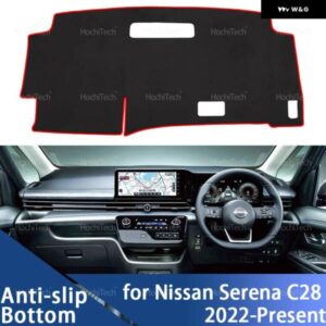 日産 セレナ C28 第6世代 2022年以降 ダッシュボード カバー ダッシュマット ボード パッド カーペット ダッシュマット UVカットマット