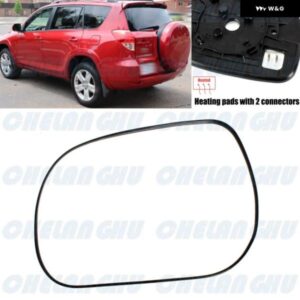 左側ヒーター付きバックミラー ガラス トヨタ RAV4 2006 - 12 ヨーロッパ バージョン カーアクセサリー