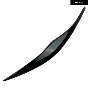 カバー ヘッドライト カバー カーアクセサリー BMW E90 ヘッドライト カバー ABS プラスチック ブラック アイブロウ E91 2005-2012 BWM