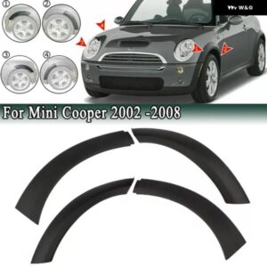 MINI COOPER R50 R52 R53 2002-2008 フロントホイールフェンダーアーチ トリム スプラッシュガード 51131505864 51131505866 51131505865 51131505867
