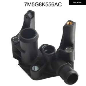 エンジン 冷却水 アウトレット サーモスタット ハウジング 冷却水 ハウジング サーモスタット ハウジング 1098780 1221325 1306056ブラック