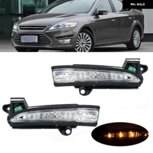 バックミラー シグナルライト ウィンカー フラッシャーランプ フォード モンデオ フュージョン 2013 2014 2015-2020 ターンサイドライト カーアクセサリー