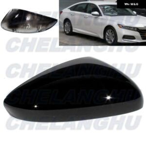 ホンダ アコード 2018 - 22 US バージョン 右側 ブラック塗装 ミラー カバー キャップ ハウジング ウインカーホールなし