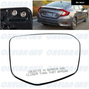 右側ヒーター付きバックミラー ガラス ホンダ シビック 2016 - 21 カーアクセサリー 76203TBAC01