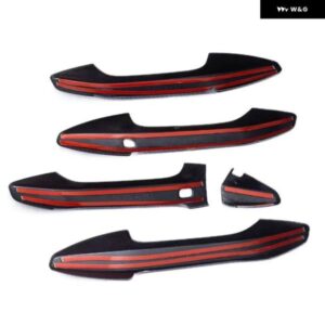 ドアハンドル カバー ハンドルカバー 車アクセサリー 装飾 車 外装 ドアハンドル カバー カーボン ステッカー