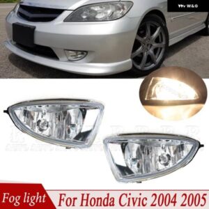 ハロゲン フォグランプ 電球 付き ライト アセンブリ フォグランプ ホンダ シビック 2004 2005 ES フロントドライビングランプ ヘッドライト