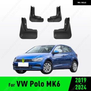 VOLKSWAGEN VW POLO AW MK6 2019 - 21 フェンダー マッド フラップ スプラッシュガード マッドガード マッド フラップ カーアクセサリー