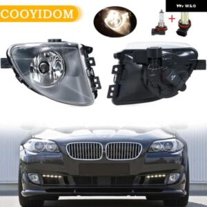 BMW 5シリーズ F10 F18 F11 520D 520I 523LI 525LI 530LI 2010-2014 フロント バンパー フォグランプ ハロゲン バルブ 付き カーアクセサリー
