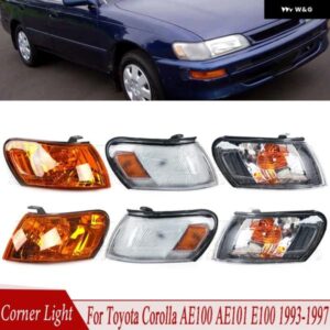 フロントコーナーランプカバー トヨタ カローラ AE100 E100 AE101 1993 - 97 ウィンカーライト バルブ 無 81611-12530