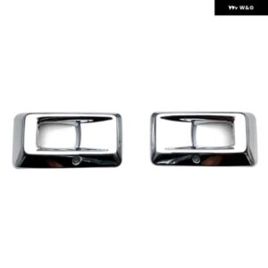 三菱 デリカ ミニ 2023 フロント フォグランプ ランプカバー トリム フロント バンパー 装飾 フレーム アクセサリー