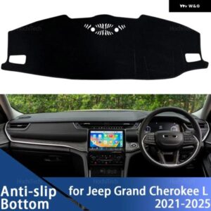 ジープ グランド チェロキー L 2021 - 24 2025 カー ダッシュボード カバー 光を避ける パッド 計器プラットフォームカバー マット カーペット