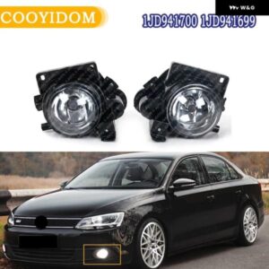 車用フロントサイドハロゲン バンパー フォグランプ フォグランプ VW ジェッタ MK6 2008 - 11-2013 1JD941699 1JD941700