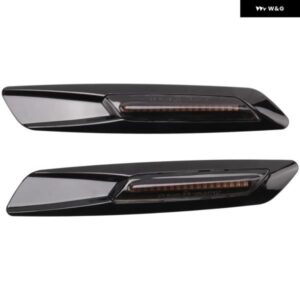 2個 キャット ウィンカーライト LED 車用ダイナミックサイドマーカー ウィンカーライト シグナルランプ BMW E60 E61 E81 E82 E88 E90 E91 E92用