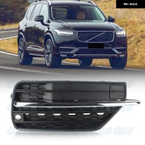 ボルボ XC90 2016 - 19 カーアクセサリー 右側フロント フォグランプ ランプ グリル カバー クローム トリム 付き 31383045