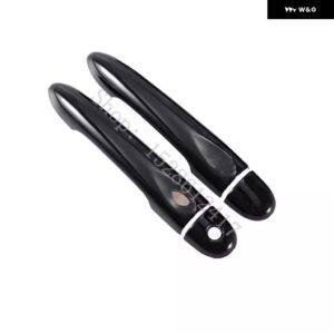 ルノー フルエンス 2009-2017 光沢ブラック カー ドアハンドル カバー トリム スタイリング アクセサリー 2010 - 16 - 2Dr 1 key 1 button