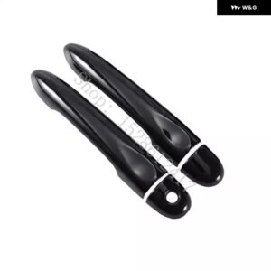 ルノー フルエンス 2009-2017 光沢ブラック カー ドアハンドル カバー トリム スタイリング アクセサリー 2010 - 16 - 2Dr 1 key no button