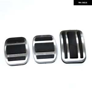 車ペダル プジョー 3008 5008/GT 2017 2018 2019 LHD ステンレス AT ガスブレーキ ペダルカバー アクセサリー - MT 3pcs