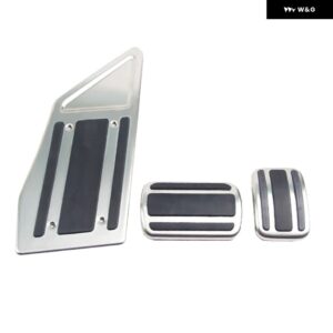 車ペダル プジョー 3008 5008/GT 2017 2018 2019 LHD ステンレス AT ガスブレーキ ペダルカバー アクセサリー - AT 3PCS
