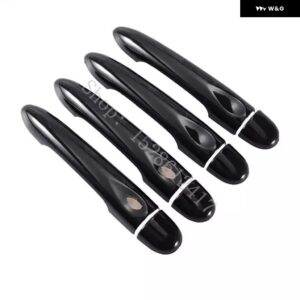 ルノー メガーヌ 3 MK3 III 2008 - 14 2016 光沢ブラック カー ドアハンドル カバー トリム カーアクセサリー - 4Dr no key 2 buttons