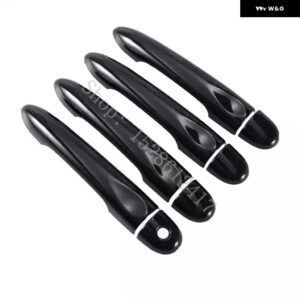 ルノー メガーヌ 3 MK3 III 2008 - 14 2016 光沢ブラック カー ドアハンドル カバー トリム カーアクセサリー - 4Dr 1 key no button