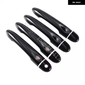 ルノー メガーヌ 3 MK3 III 2008 - 14 2016 光沢ブラック カー ドアハンドル カバー トリム カーアクセサリー - 4Dr 1 key 2 buttons