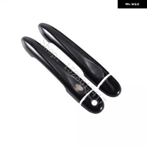 ルノー メガーヌ 3 MK3 III 2008 - 11~2015 光沢ブラック ハンドルカバー トリム アクセサリー ステッカー カーアクセサリー - 2Dr 1 key 1 button