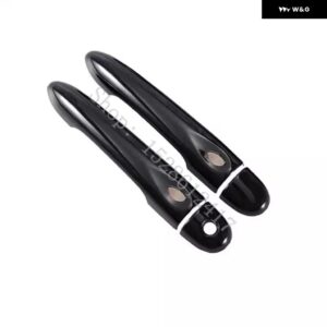 ルノー メガーヌ 3 MK3 III 2008 - 11~2015 光沢ブラック ハンドルカバー トリム アクセサリー ステッカー カーアクセサリー - 2Dr 1 key 2 buttons