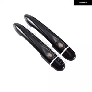 ルノー メガーヌ 3 MK3 III 2008 - 11~2015 光沢ブラック ハンドルカバー トリム アクセサリー ステッカー カーアクセサリー - 2Dr no key 2 buttons