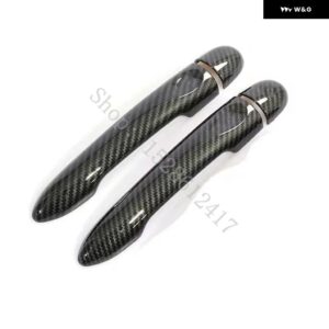 ルノー メガーヌ 3 MK3 III 2008 - 12~2016 カーボンパターン 車 ドアハンドル カバー トリム スタイリング アクセサリー - 2Dr no key no butto