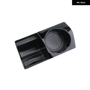 車用センター コンソール 収納 ボックス コンテナ 収納 ウォーターカップ ホルダー ケース フォード エコスポーツ 2013 - 2021 アクセサリー - ABS Black