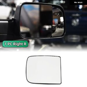 運転席 助手席ミラー ダッジ ラム 1500 2500 3500 4500 5500 2010-2020 サイドヒーター付きウィングミラー ガラスレンズ 右 左 - 1pc Right - Big