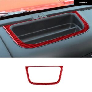 車内カーボンパワーシート調整ブレーキハンドル トリム ステッカー ジープ ラングラー JK 2011-2017 スタイリング アクセサリー - Type 8