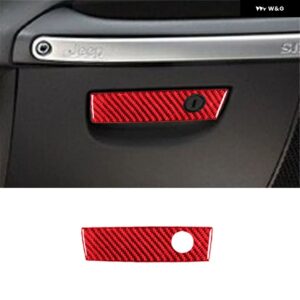 車内カーボンパワーシート調整ブレーキハンドル トリム ステッカー ジープ ラングラー JK 2011-2017 スタイリング アクセサリー - Type 9