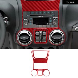 車内カーボンパワーシート調整ブレーキハンドル トリム ステッカー ジープ ラングラー JK 2011-2017 スタイリング アクセサリー - type 15