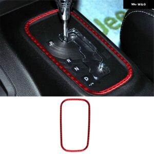 車内カーボンパワーシート調整ブレーキハンドル トリム ステッカー ジープ ラングラー JK 2011-2017 スタイリング アクセサリー - type 17