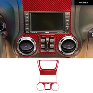 車内カーボンパワーシート調整ブレーキハンドル トリム ステッカー ジープ ラングラー JK 2011-2017 スタイリング アクセサリー - type 16