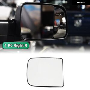 左右サイドバックミラー ガラス ダッジ ラム 1500 2500 3500 4500 5500 2010-2020 - 1pc Right - Big