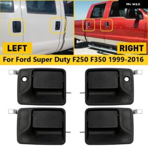 外装 ドアハンドル フォード F250 F350 F450 F550 スーパーデューティ 1996-2016 7C3Z2522404AA 7C3Z2522405AA 7C3Z2626600AA 7C3Z2626601AA - Front Left