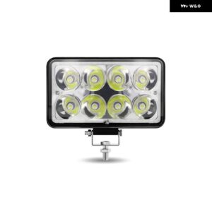 ロングライトハウス LED作業灯 スクエアLED オフロード LEDバー 4インチ スポットフラッド フォグランプ 12V 24V オフロード 4X4 1/2個 - type A 1pcs